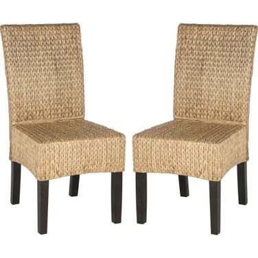 Luz Natural Wicker Dining Chair Set of 2