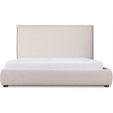 Luzon Queen Bed With Tall Headboard In Beige