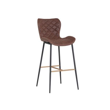 Lyla Barstool Set of 2 In Antique Brown