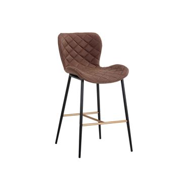 Lyla Counter Stool Set of 2 In Antique Brown