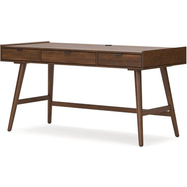 Lyncott 60 Inch Home Office Desk In Brown