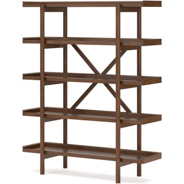 Lyncott 70 Inch Bookcase In Brown