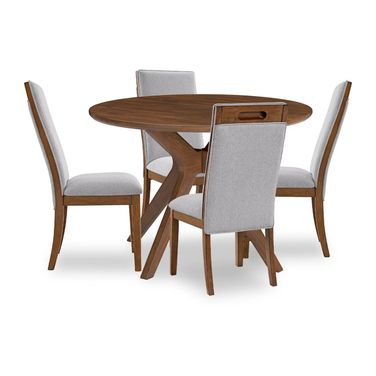 Lyncott Dining Room Set In Beige and Brown