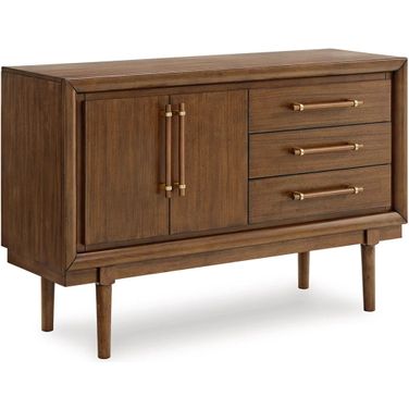 Lyncott Dining Server In Brown