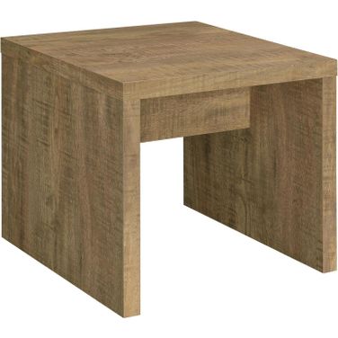Lynette Square Engineered Wood End Table Mango