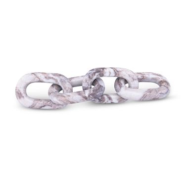 Lynx Marble Decorative Chain Links In Brown