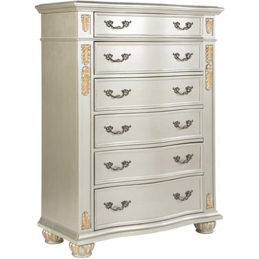 Lyon Chest In Silver Champagne