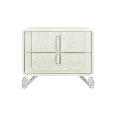 Lyra Nightstand with USB In Beige