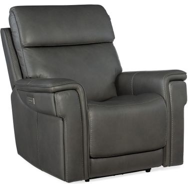 MS Lyra Zero Gravity Power Recliner With Power Headrest In Grey