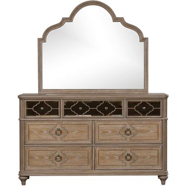 Lyris Dresser In Rustic Oak
