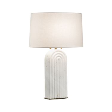 Lyssy Lamp In White and Cream