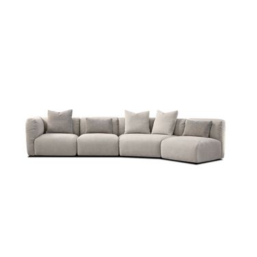 Maarten 4-Piece Laf Sectional In Desert Taupe