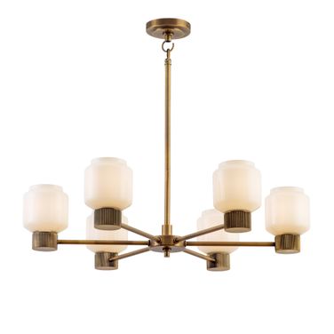Mabel Chandelier In Antique Brass