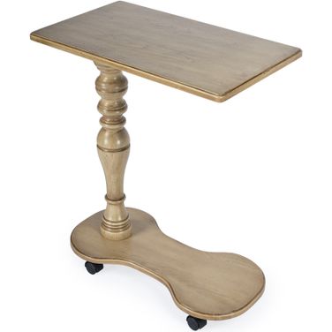 Mabry Mobile Tray Table In Beige