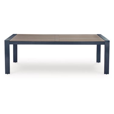 Mabry Shores Outdoor Dining Table In Blue