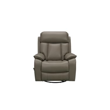 Mac Swivel Glider Recliner In Smoke Gray