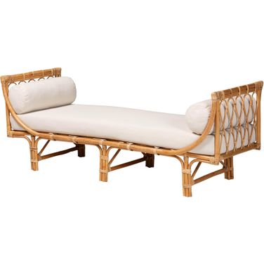 Macias Daybed In Natural Brown Rattan