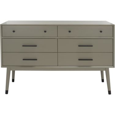 Madden Retro Dresser In Dark Grey and Black