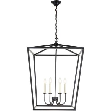 Maddox 6 Light Black Chandelier