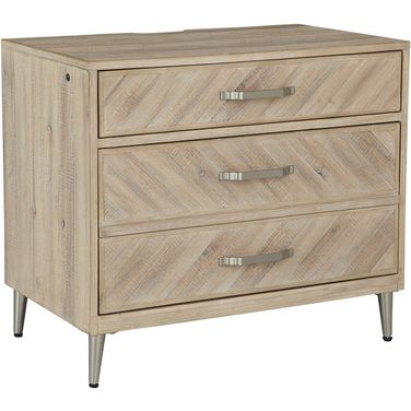 Maddox Liv360 Nightstand In Biscotti