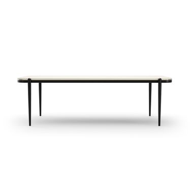 Madera Rectangle Dining Table In Opal