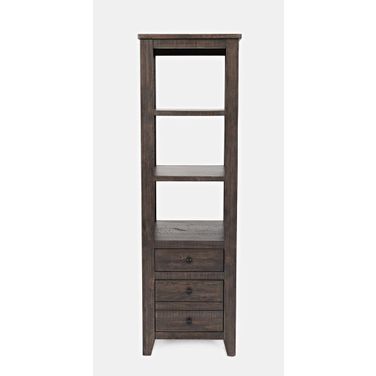 Madison County 22 Inch Pier Bookcase In Brown
