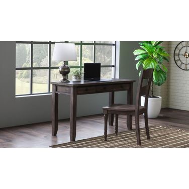 Madison County Barnwood Brown Home Office Set