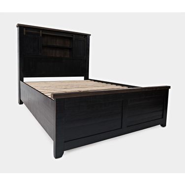 Madison County King Barn Door Bed In Vintage Black