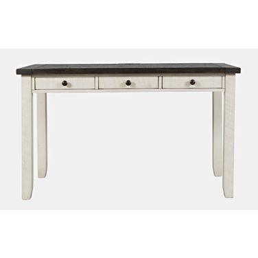 Madison County USB Charging Desk In Vintage White