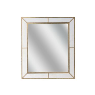 Madison Marbleized Mirror In Silver