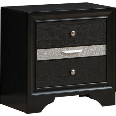 Madrid Nightstand In Black