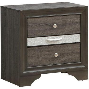 Madrid Nightstand In Gray