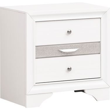 Madrid Nightstand In White