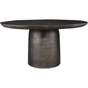 Madrone Golden Outdoor Dining Table In Bronze