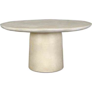 Madrone Outdoor Dining Table In White
