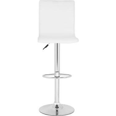 Magda White Swivel Bar Stool