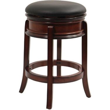 Magellan 24 Inch Swivel Counter Stool In Brandy