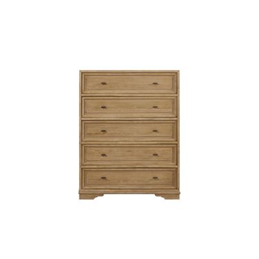 Magnolia 5-Drawer Chest In Cashew