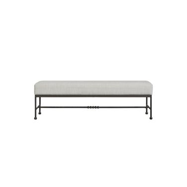 Magnolia Bench In Gray and Black
