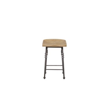 Magnolia Counter Height Saddle Stool In Cashew