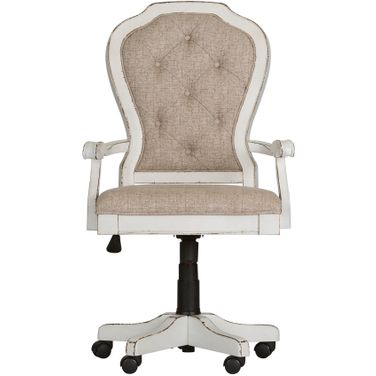 Magnolia Manor Antique White Jr Executive Desk Chair