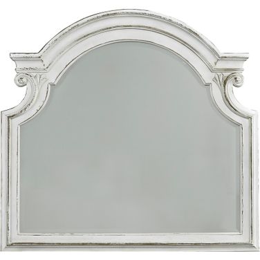Magnolia Manor Antique White Mirror