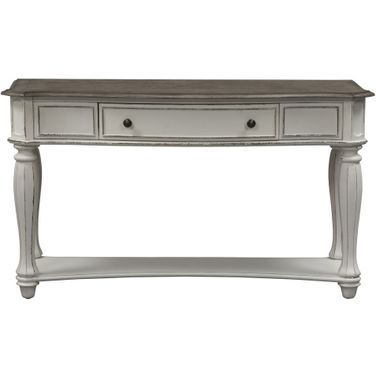 Magnolia Manor Antique White Sofa Table