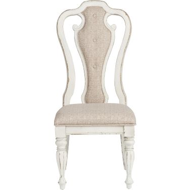 Magnolia Manor Antique White Splatback Side Chair Set of 2