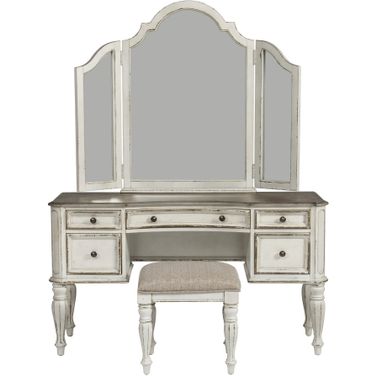 Magnolia Manor Antique White Vanity