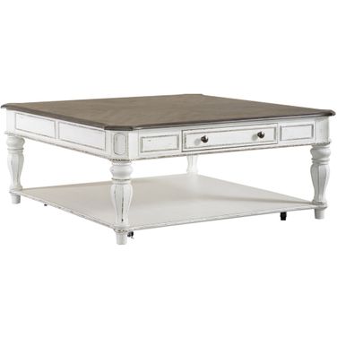 Magnolia Manor Oversized Square Cocktail Table