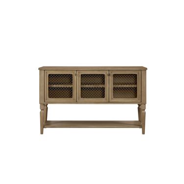 Magnolia Sever with Mesh Door Fronts In Cashew