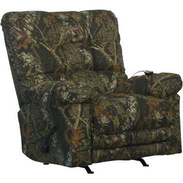 Magnum Chaise Rocker Recliner with Heat And Massage In Oak