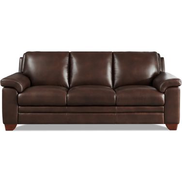 Magnum Leather Sofa In Chestnut