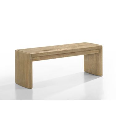 Magnus 50.5 Inch Wooden Dining Bench In Oak
